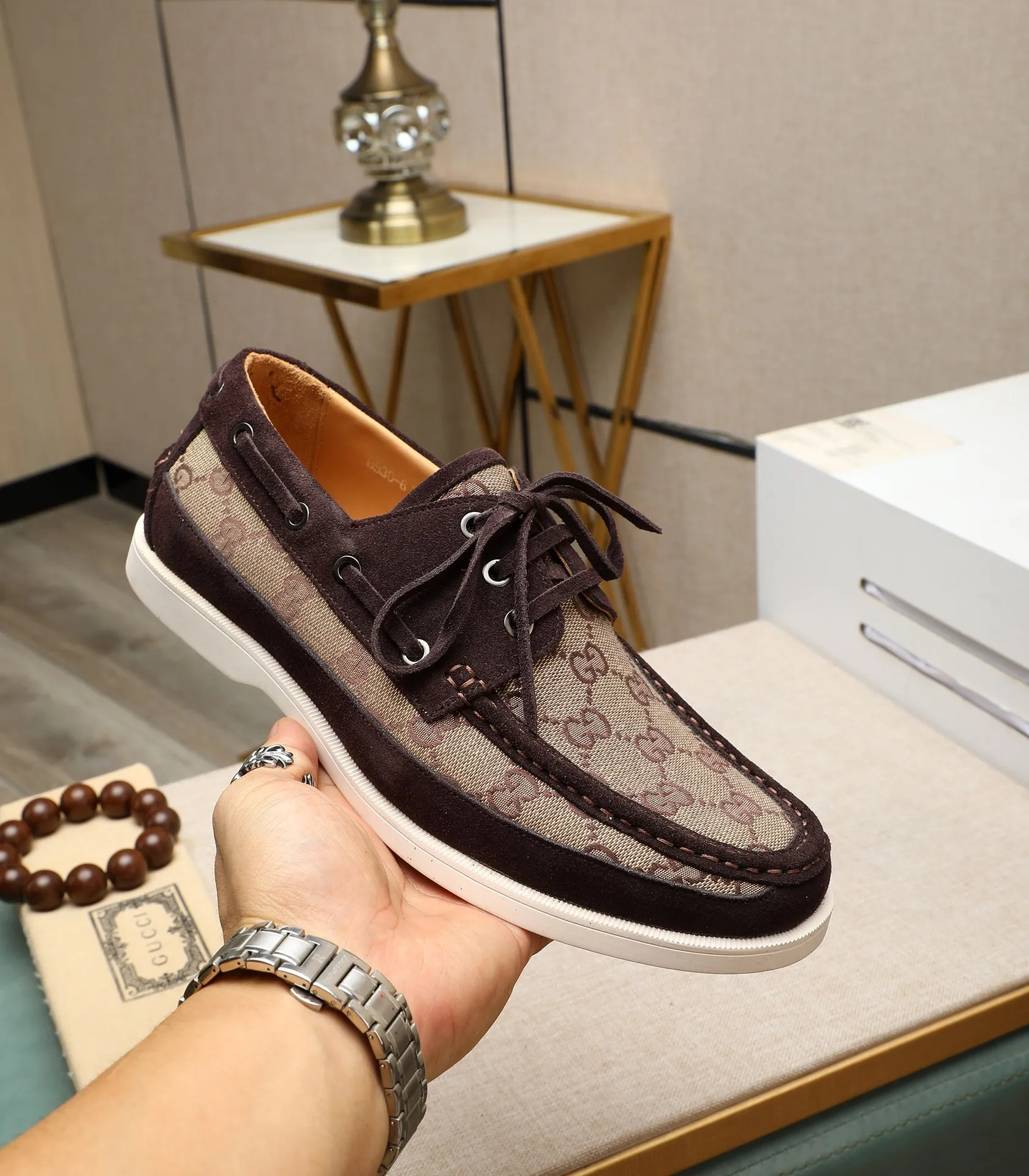 Men's shoes💰540 GUCCI🔍🔍2024 latest model On sale at the counter at the same time, original calfskin imported from Italy, cowhide lining, (high-end, noble, and classy) with exquisite workmanship, soles: original soles specially provided by the original factory, ⚠Exclusive double-layer movable molded soles are super comfortable⚠, real photos🎬The real ones are better🔍🔍"High quality·Follow the order" code number 38-44